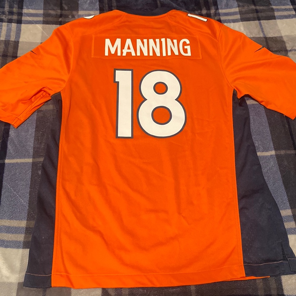 Denver Broncos #18 Peyton Manning NFL On Field Nike jersey